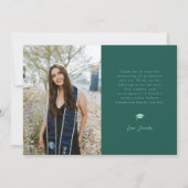Avontuur Begint Groen Grad Multi Foto Aankondiging (Achterkant)