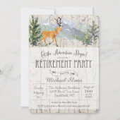 Avontuur begint hertenpensioen uitnodiging (Voorkant)