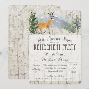 Avontuur begint hertenpensioen uitnodiging