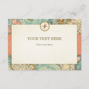 Avontuur begint invoegen Kaart Wereldkaart plaatse