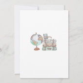 Avontuur Begint Kaart Koppels Neutraal Baby shower (Achterkant)