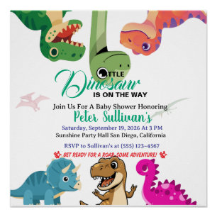 Avontuur begint met Baby Dino Perfect Poster