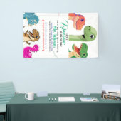 Avontuur begint met Baby Dino Spandoek (Beurs)