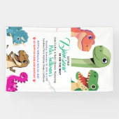Avontuur begint met Baby Dino Spandoek (Horizontaal)