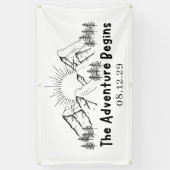 Avontuur begint Pas getrouwd banner (Verticaal)