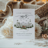 Avontuur Begint QR Code Rustieke Bachelorette Part Kaart