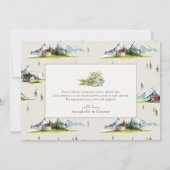 Avontuur Begint Wandelschoenen Koppels Douche Bedankkaart (Achterkant)