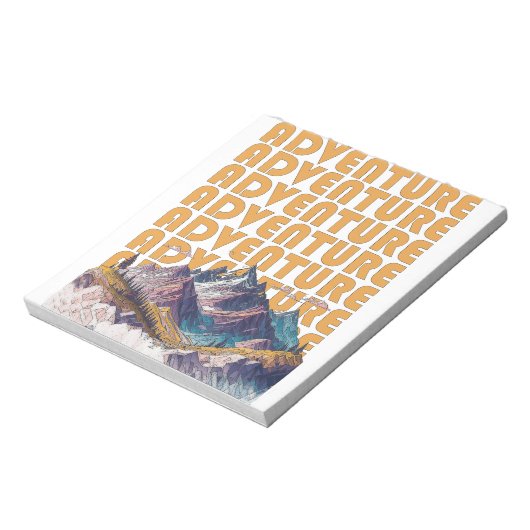 Avontuur bergontwerp notitieblok (Linkerzijde)