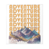 Avontuur bergontwerp notitieblok (Voorkant)