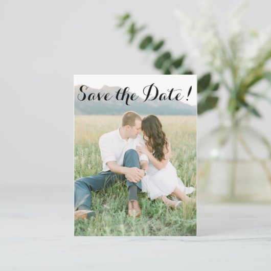 Avontuur Bewaar de datum Aankondigingskaart (Staand voorkant)