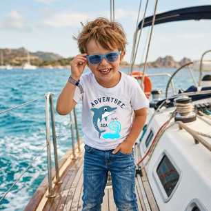 Avontuur bij de Zee Dolfijn en Golf Kids T-Shirt