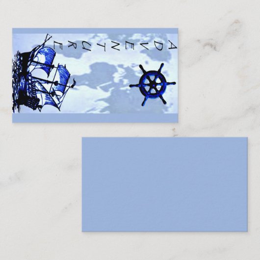 Avontuur Bladwijzer Visitekaartje (Voorkant / Achterkant)