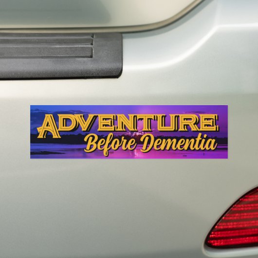 "Avontuur" bumpersticker (Op auto)
