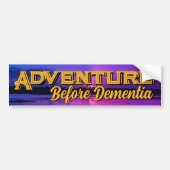 "Avontuur" bumpersticker (Voorkant)
