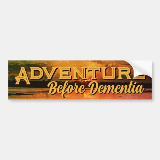 "Avontuur" bumpersticker (Voorkant)