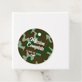 Avontuur Camouflage Groen & Donker Bruin Bedankjes Labels