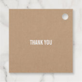 Avontuur Camper Boy Baby shower Bedankjes Labels (Achterkant)