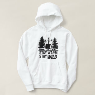 Avontuur Camping Houtkachel Cabin Kunstwerk Hoodie