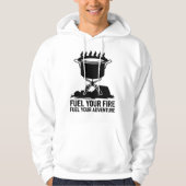 Avontuur Camping Koken Fire Grafisch Ontwerp Hoodie (Voorkant)