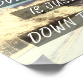 avontuur citeert inspirerend tekst over natuur kun poster (Hoek)