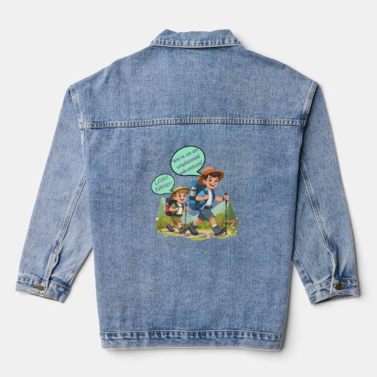 avontuur denim jacket (Achterkant)