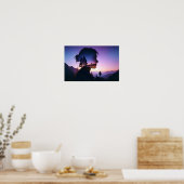 Avontuur Dubbele Blootstelling Buitenshuis Natuur  Poster (Keuken)