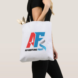 Avontuur eerst tote bag