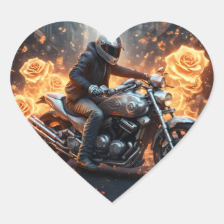 Avontuur en vrijheid hart sticker