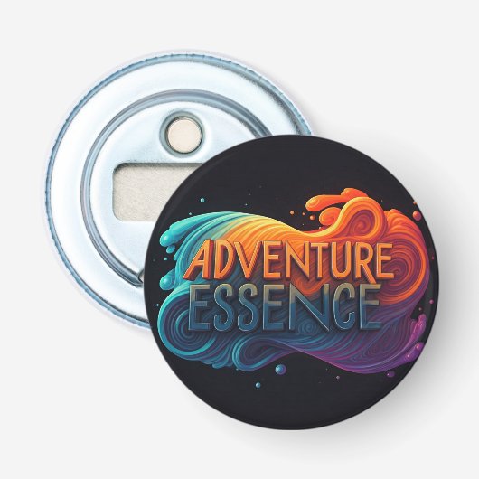 Avontuur essentie button flesopener (Voorkant)