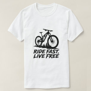 Avontuur Fietsen Quote Mountain Bike Design T-shirt