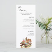 Avontuur Forest Camper Verjaardag Menu (Staand voorkant)