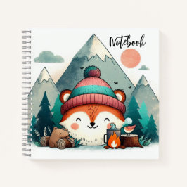 Avontuur Fox – Winter Kamperen Cozy Notitieboek
