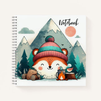 Avontuur Fox – Winter Kamperen Cozy Notitieboek