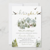 Avontuur Hij of zij Gender Reveal Forest Kaart (Voorkant)