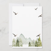 Avontuur Hij of zij Gender Reveal Forest Kaart (Achterkant)