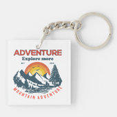 Avontuur Horizon: Retro Berg Expeditie Sleutelhanger (Achterkant)