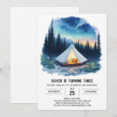 Avontuur in de Bossen Verjaardag Kaart (Voorkant / Achterkant)