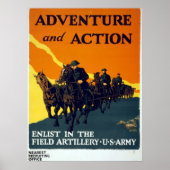  avontuur in de Eerste Wereldoorlog in het actiele Poster (Voorkant)