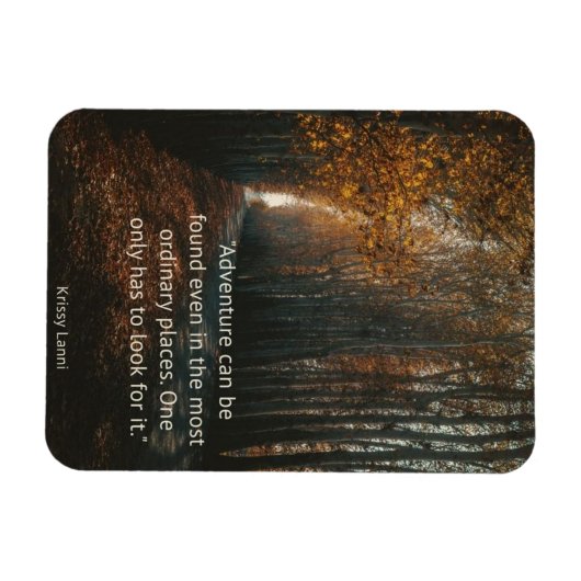 Avontuur in de gewone inspirerend magneet (Horizontaal)