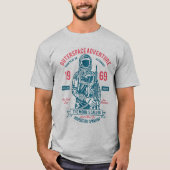 Avontuur in de kosmos 1969, Maanwandeling, T-shirt (Voorkant)
