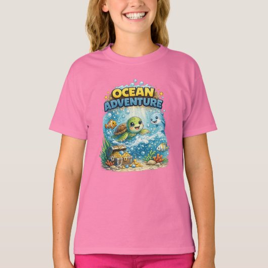 Avontuur in de Oceaan T-shirt (Voorkant)
