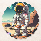 "Avontuur in de sterren" Kartonnen Onderzetters (Voorkant)