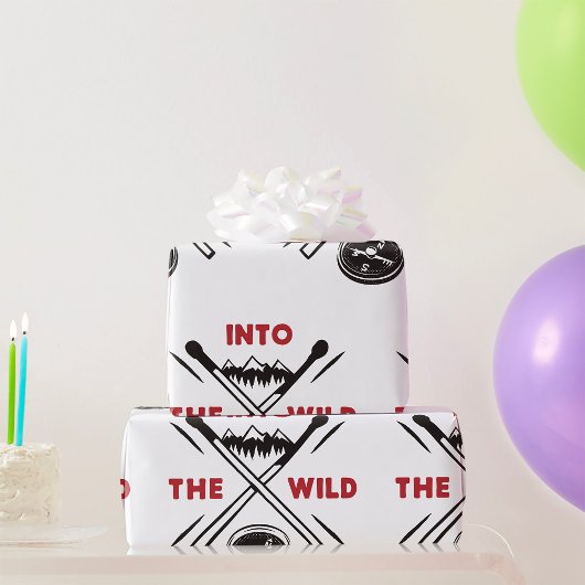 Avontuur in de Wilde Natuur Overleving Cadeaupapier