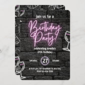 Avontuur in het verschiet: verjaardagskaart met re kaart (Voorkant / Achterkant)