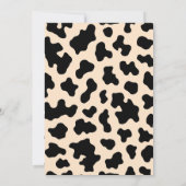 Avontuur in het Westen Wild 1 ONE 1st Rodeo Party Kaart (Achterkant)