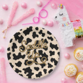 Avontuur in het Wilde Westen Rodeo Verjaardag Papieren Bordje (Feest)