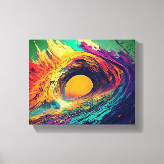 Avontuur in het zee canvas afdruk (Voorkant)