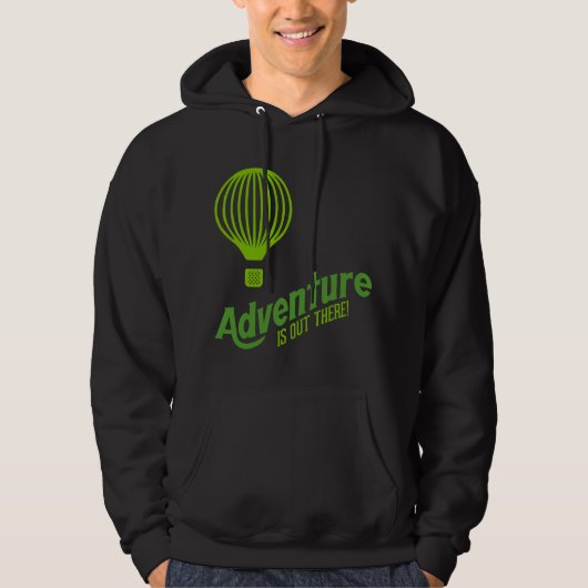 Avontuur is daar 2 hoodie (Voorkant)