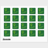 Avontuur is daar 2 vierkante sticker (Vel)