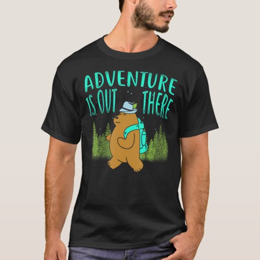 Avontuur is daar Glamping Shirt Camping (Voorkant)